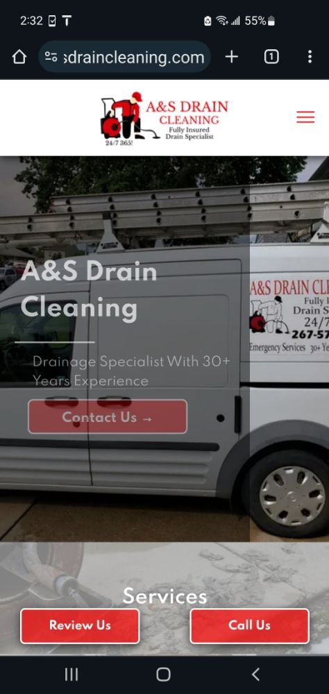 Slide of A & S Drain Cleaning