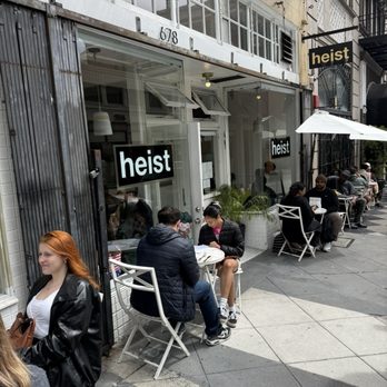 Heist Restaurant - The front of the Heist restaurant - Coffee & Tea Near Me - San Francisco, California Heist Restaurant - The front of the Heist restaurant - Coffee & Tea Near Me - San Francisco, California
