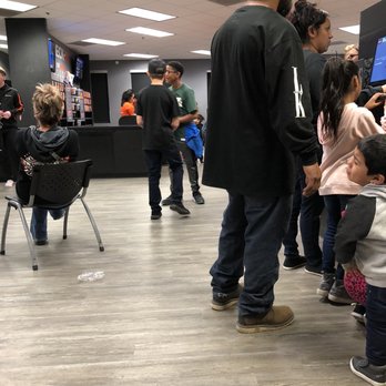 Sky Zone Trampoline Park - Waiting area, no organization or direction. - Trampoline Parks Near Me - Riverside, California