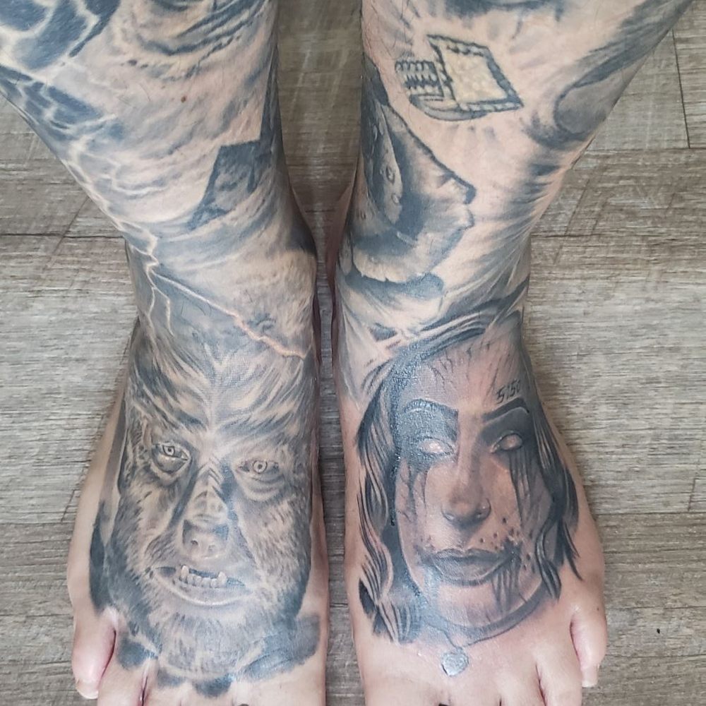 Dark Heritage Tattoo Gallery - Foot tattoos - Tattoo Near Me - Anaheim, California Dark Heritage Tattoo Gallery - Foot tattoos - Tattoo Near Me - Anaheim, California