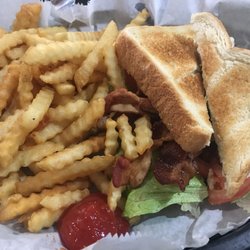 Dearborn Cafe - BLT & fries. So good!