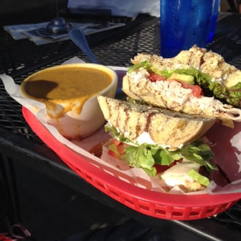 Seasons Cafe - Turkey, lettuce, tomato, cream cheese and avocado on cinnamon swirl bread (it was gooood!) carrot curry soup onside - Coffee & Tea Near Me - Cannon Beach, Oregon Seasons Cafe - Turkey, lettuce, tomato, cream cheese and avocado on cinnamon swirl bread (it was gooood!) carrot curry soup onside - Coffee & Tea Near Me - Cannon Beach, Oregon