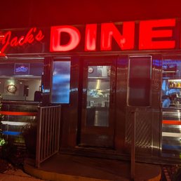 Exterior outside entrance of Jack's Hollywood Diner - Facade - Hollywood, Florida Exterior outside entrance of Jack's Hollywood Diner - Facade - Hollywood, Florida