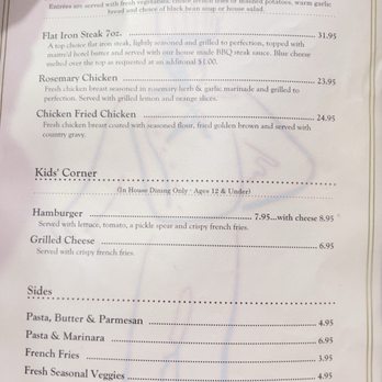 Reuben Heflin Restaurant - menu - American Near Me - Kayenta, Arizona