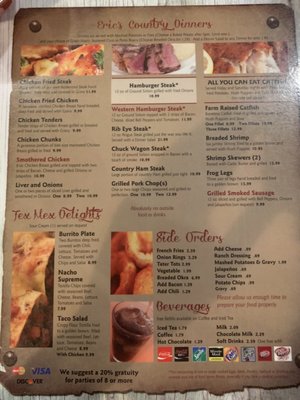 Menu photo 4 Sonny's Cafe Purcell, OK Menu photo 4 Sonny's Cafe Purcell, OK