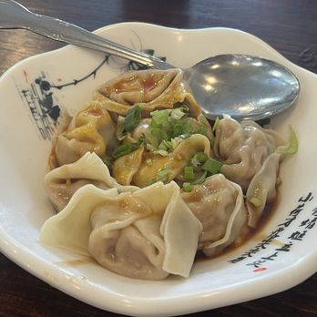 Ju Feng Yuan Dumpling Cafe - Shrimp and Pork Wonton in Chili Oil - Chinese Near Me - Poway, California
