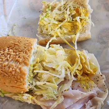 Jersey Mike's Subs - Turkey & provolone sandwich no onions, no tomatoes, add mustard - Sandwiches Near Me - Temecula, California Jersey Mike's Subs - Turkey & provolone sandwich no onions, no tomatoes, add mustard - Sandwiches Near Me - Temecula, California