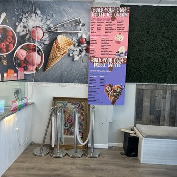 Bobalicious - an ice cream shop with a large poster on the wall - Bubble Tea Near Me - Palos Heights, Illinois