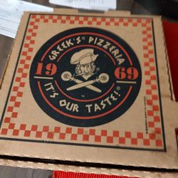 Take out pizza box