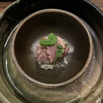 Shoyo - mashed tofu with sliced duck - Sushi Bars Near Me - Dallas, Texas Shoyo - mashed tofu with sliced duck - Sushi Bars Near Me - Dallas, Texas
