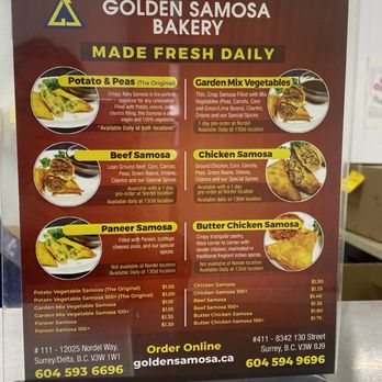 Golden Samosa Bakery - Nov 2024 - Indian Near Me - Surrey, British Columbia Golden Samosa Bakery - Nov 2024 - Indian Near Me - Surrey, British Columbia