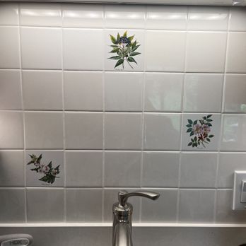 Kokopelli Tile - Above the sink. - Tiling Near Me