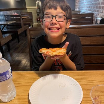 Bruno's Pizza - He loves Bruno's pizza! - Pizza Near Me - Oxford, Ohio