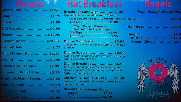 Menu photo 3 Divine Donuts Fort Myers, FL