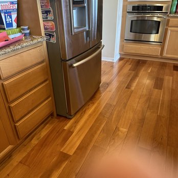 Inter Urban Flooring - a stainless steel refrigerator in a kitchen - Flooring Near Me - Lancaster, California Inter Urban Flooring - a stainless steel refrigerator in a kitchen - Flooring Near Me - Lancaster, California