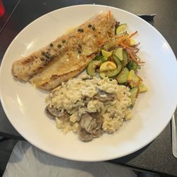 Junction Bar & Grill - Parmesan crusted walleye