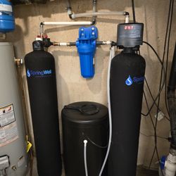 A&R Plumbing & Heating - residential Spring Well water softener and filtration system.