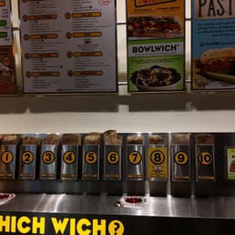 Here's the menu and the bags you select.