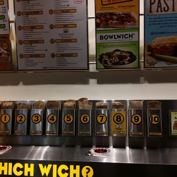 Which Wich - Here's the menu and the bags you select. - Sandwiches Near Me - Tulsa, Oklahoma