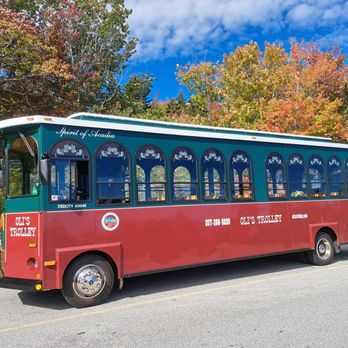 Oli's Trolley - our Trolley was a diesel unit. very reliable. but they usually run natural gas rigs ( ford base I am assuming from the starter sound) - Tours Near Me - Bar Harbor, Maine Oli's Trolley - our Trolley was a diesel unit. very reliable. but they usually run natural gas rigs ( ford base I am assuming from the starter sound) - Tours Near Me - Bar Harbor, Maine