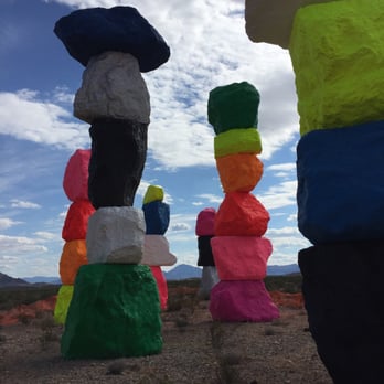 Seven Magic Mountains - Public Art Near Me - Las Vegas, Nevada