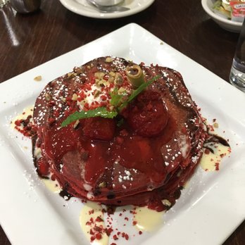 Savanna Restaurant - Red Velvet Pancakes - Breakfast & Brunch Near Me - Chicago, Illinois Savanna Restaurant - Red Velvet Pancakes - Breakfast & Brunch Near Me - Chicago, Illinois
