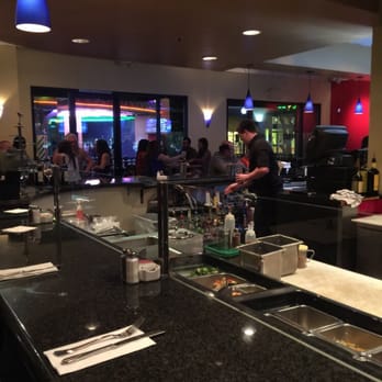 Fuzio Universal Bistro - Dining at the bar, while watching my grub be made. Yum! - New American Near Me - Modesto, California
