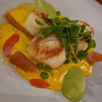 The Library - Scallops - New American Near Me - Las Vegas, Nevada The Library - Scallops - New American Near Me - Las Vegas, Nevada
