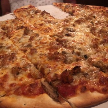 Roselli's Pizza - 18" thin crust w meatball and mushroom - Pizza Near Me - Carmel, Indiana Roselli's Pizza - 18" thin crust w meatball and mushroom - Pizza Near Me - Carmel, Indiana