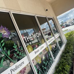 The store window.