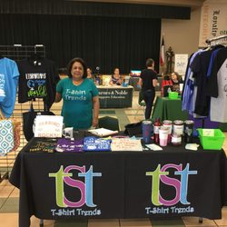 T-Shirt Trends - Booth at the CCISD Librarian's Conference.