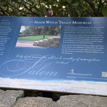 Salem Witch Trials Memorial - Landmarks & Historical Buildings Near Me - Salem, Massachusetts