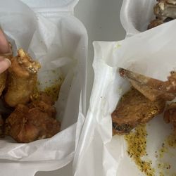 Touchdown Wings - Atlanta - 6 Wings Only - double order. Dry and not tossed in the seasoning