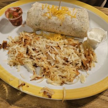 Running Bear Pancake House - Brrakfast Burrito - Breakfast & Brunch Near Me - West Yellowstone, Montana