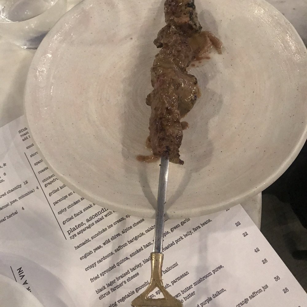 Waxlight Bar A Vin - Beef skewer - Wine Bars Near Me - Buffalo, New York Waxlight Bar A Vin - Beef skewer - Wine Bars Near Me - Buffalo, New York