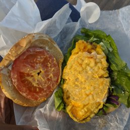 Salmon burger Salmon burger