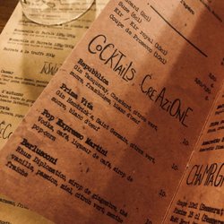Prima Fabbrica - Carte des créations de cocktail