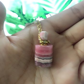 Hebes by Chloe - This Rose Quartz necklace is everything - Jewelry Near Me - Huntington Beach, California