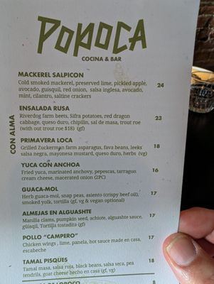 Menu photo 6 Popoca Oakland Oakland, CA Menu photo 6 Popoca Oakland Oakland, CA