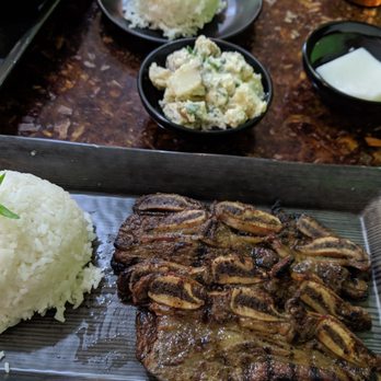 Kehau's Kitchen - Uncle Dennis's pulehu rib plate - Hawaiian Near Me - Aiea, Hawaii