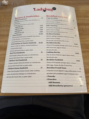 Menu photo 6 Ladybug Café Gardena, CA