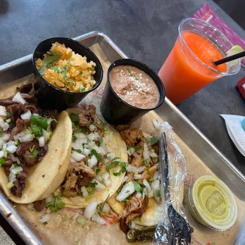 Twisted Trompo - $9.99 3 Taco Plate - Mexican Near Me - Dallas, Texas Twisted Trompo - $9.99 3 Taco Plate - Mexican Near Me - Dallas, Texas