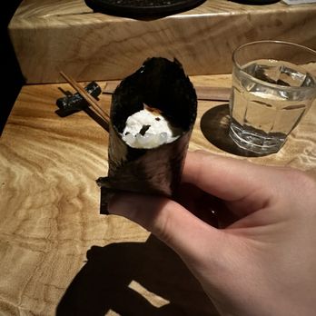1678 Omakase - Blue crab hand roll - Japanese Near Me - Atlanta, Georgia 1678 Omakase - Blue crab hand roll - Japanese Near Me - Atlanta, Georgia