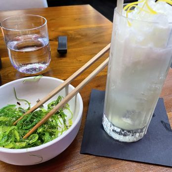 TenTen - Salad and mock cocktail - Japanese Near Me - Austin, Texas TenTen - Salad and mock cocktail - Japanese Near Me - Austin, Texas
