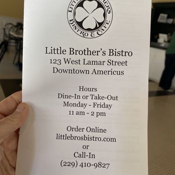 Little Brother's Bistro & Cafe - menu - Sandwiches Near Me - Americus, Georgia Little Brother's Bistro & Cafe - menu - Sandwiches Near Me - Americus, Georgia