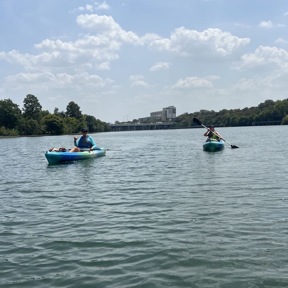 Kayaking on Lady Bird!
