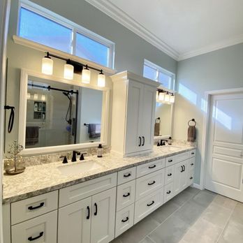 Capital Construction - Custom cabinets full bathroom remodel - General Contractors Near Me - Sacramento, California