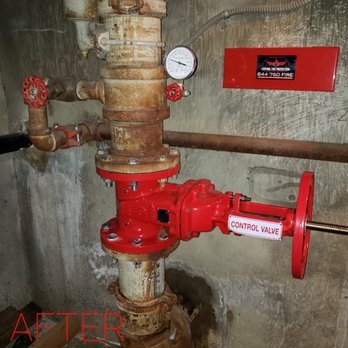 Central Fire Protection - Control valve replacement with spare heads box and gauge valve included. - Fire Protection Services Near Me Central Fire Protection - Control valve replacement with spare heads box and gauge valve included. - Fire Protection Services Near Me