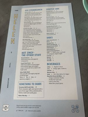 Menu photo 1 The Helen Tulsa, OK Menu photo 1 The Helen Tulsa, OK