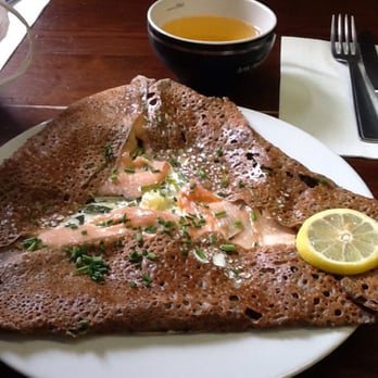 La Sirène - Salmon, creme and cider (cidre) in the side. 5-Star! - French Near Me - Le Mont Saint Michel, 50 La Sirène - Salmon, creme and cider (cidre) in the side. 5-Star! - French Near Me - Le Mont Saint Michel, 50